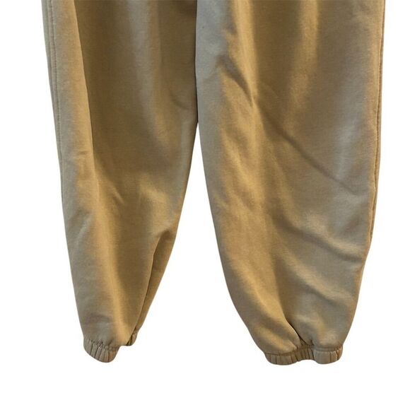 H&M Women's XS Beige Jogger Pants Tapered Casual Elastic Waist - Picture 6 of 12
